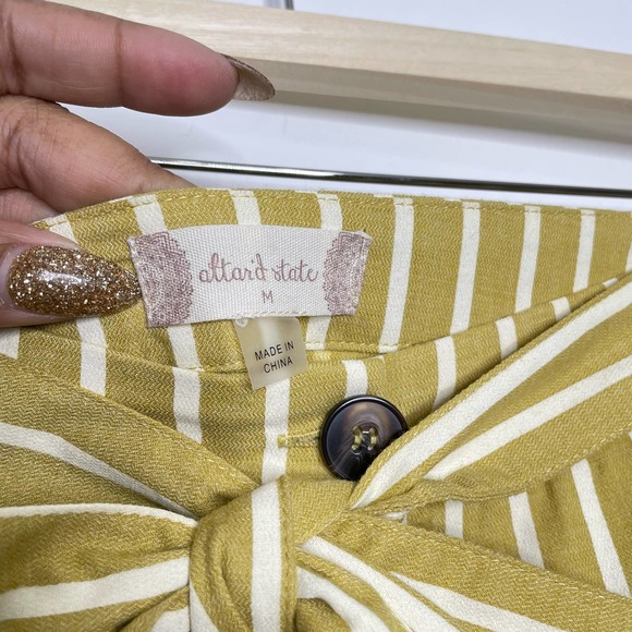 ALTAR'D STATE | Striped Button Front Skirt | M - Picture 4 of 4